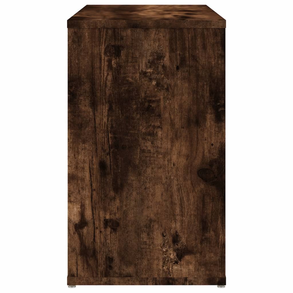 Rauch -Eichen -Seitenschrank 60x30x50 cm Ingenieurholz Holz