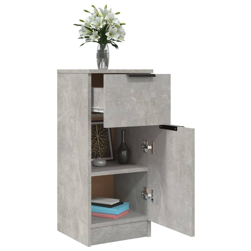 Concrete gray buffet 30x30x70 cm engineering wood