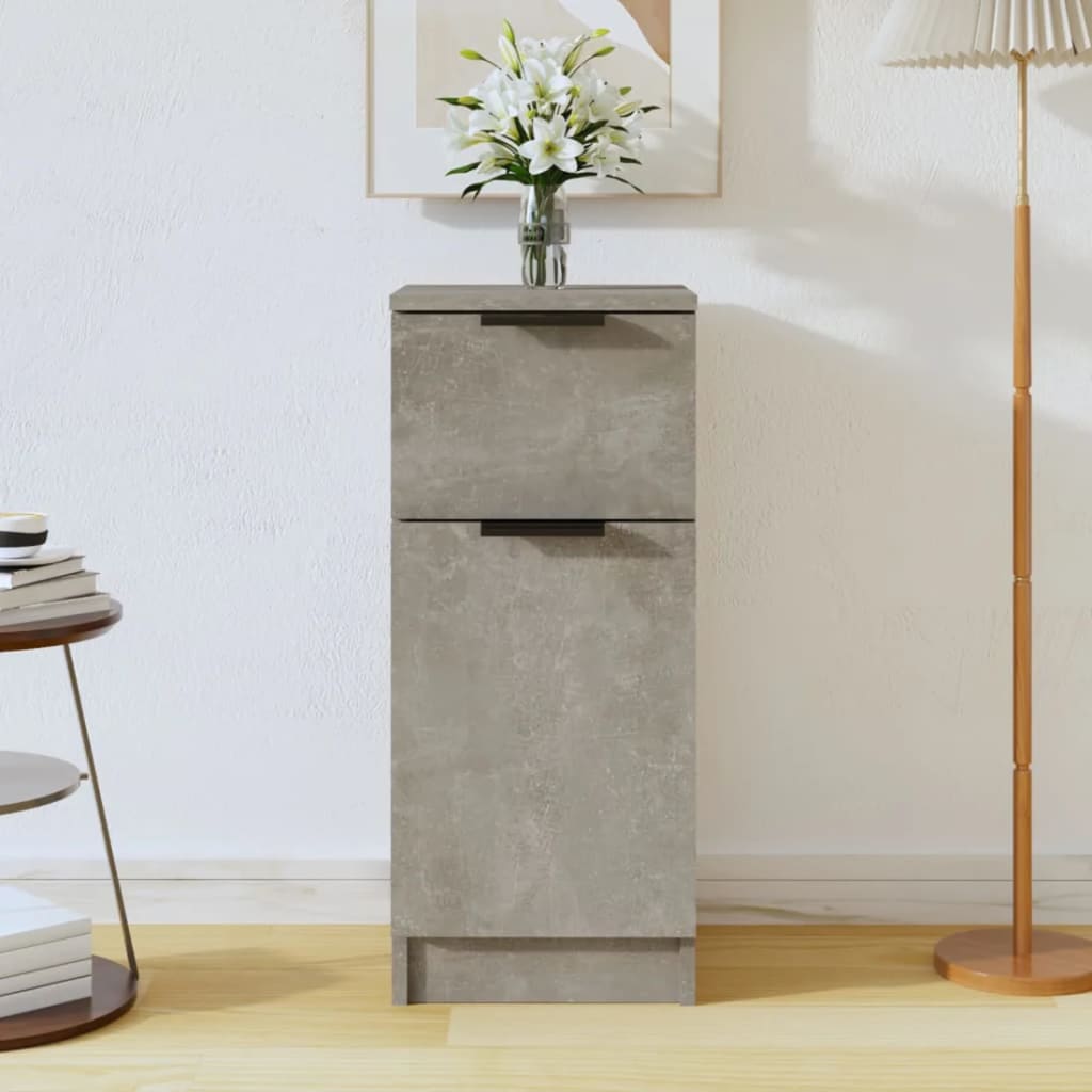 Concrete gray buffet 30x30x70 cm engineering wood