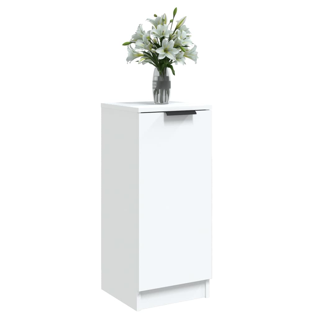 White buffet 30x30x70 cm Engineering wood