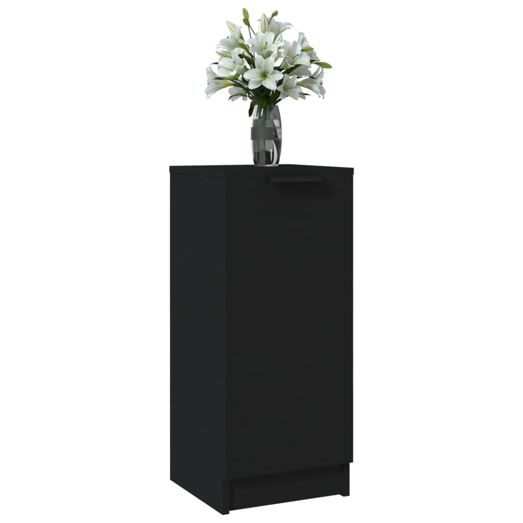 Black buffet 30x30x70 cm Engineering wood