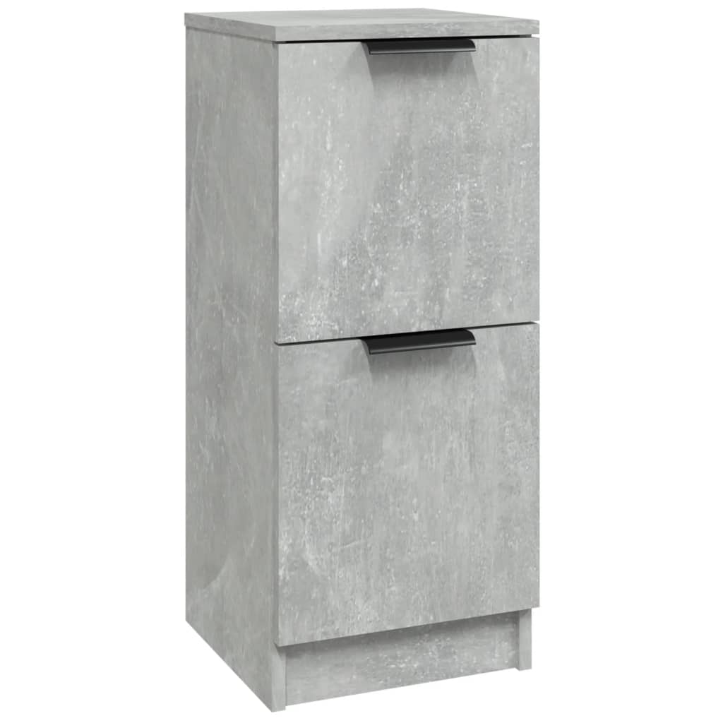 Credenza Grigio cemento 30x30x70 cm MDF