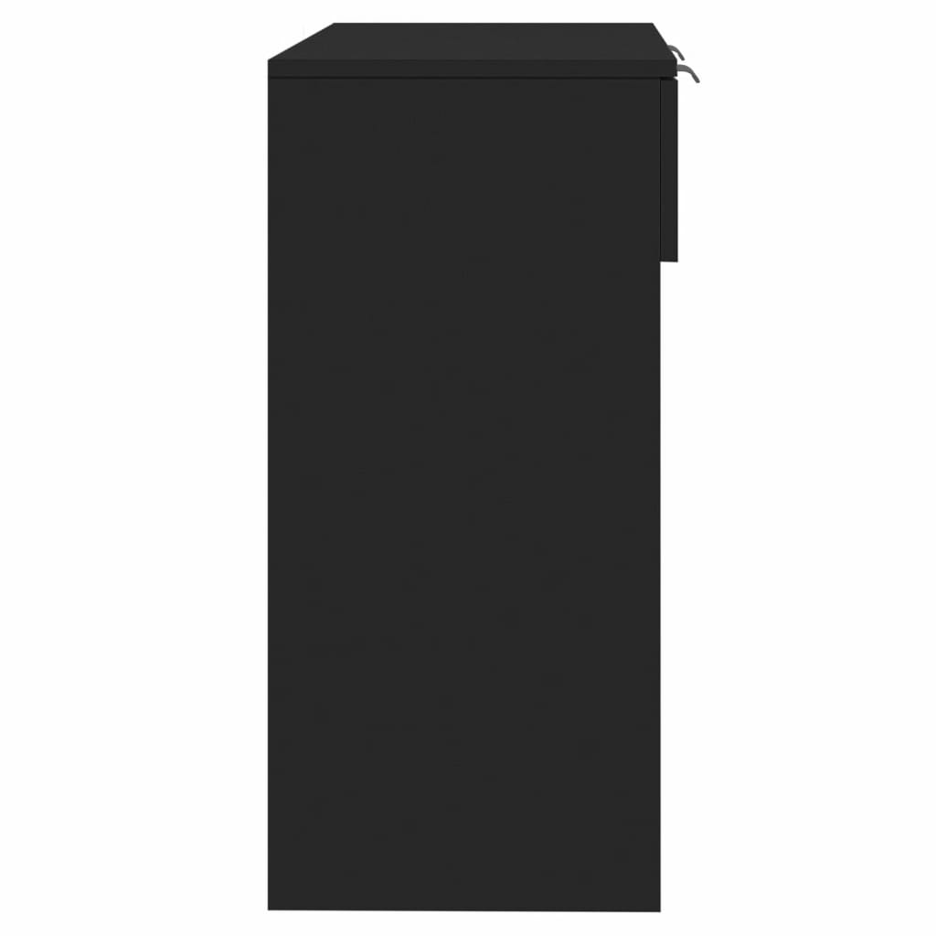 Black Console Tabelle 90x36x75 cm Ingenieurholz