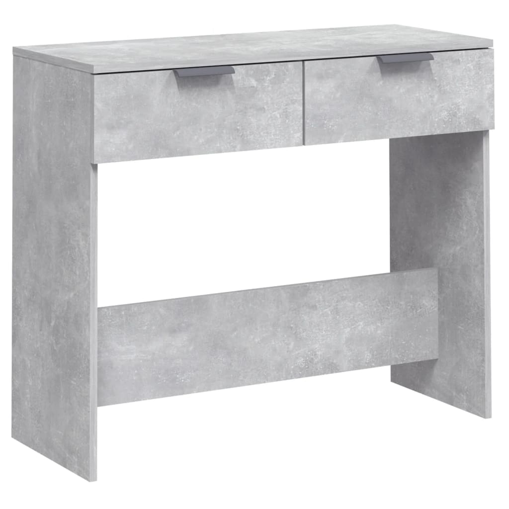 Gray concrete table 90x36x75 cm Engineering wood