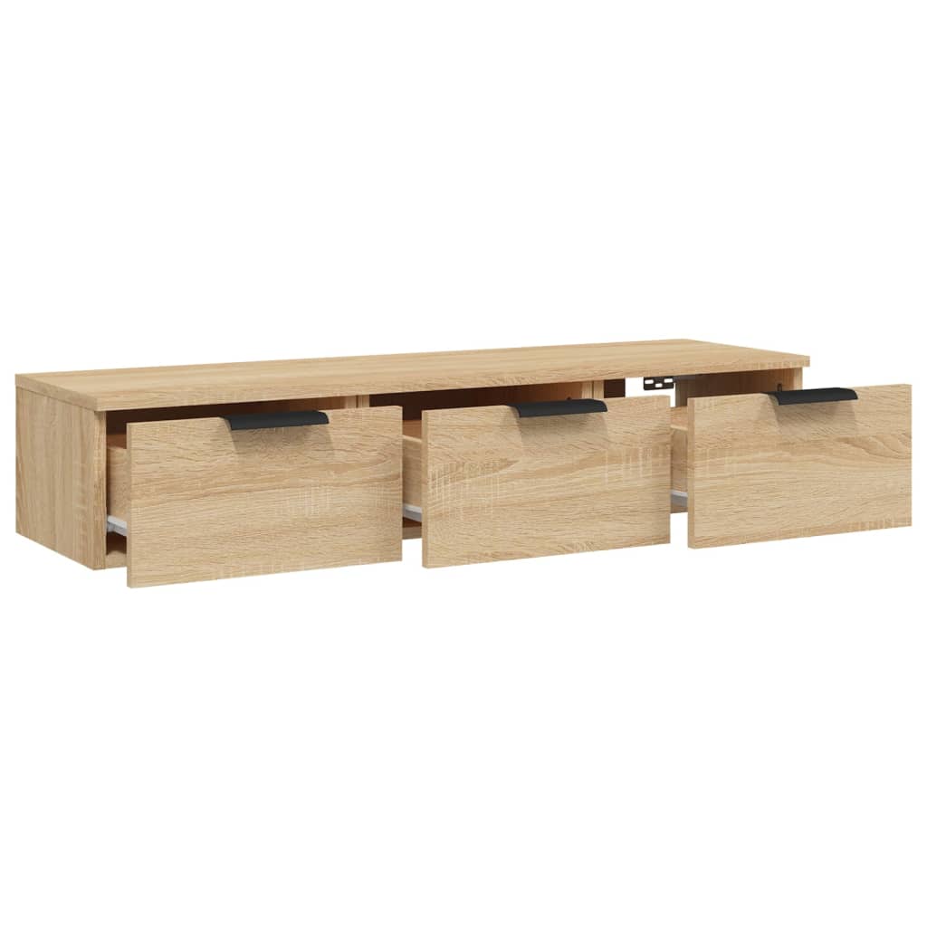 Sonoma oak wall cabinet 102x30x20 cm engineering wood