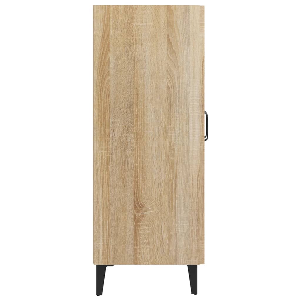 Buffet chêne sonoma 69,5x34x90 cm bois d'ingénierie