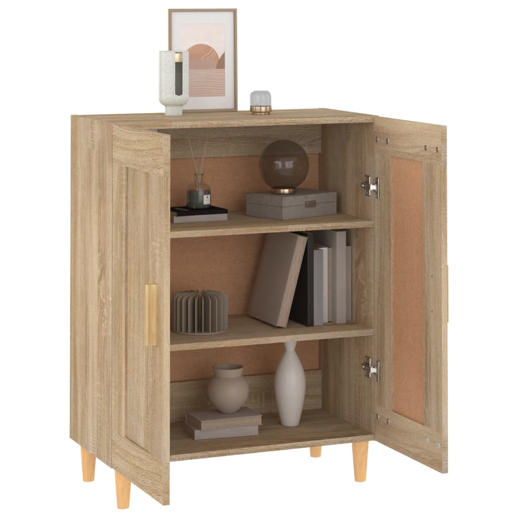 Credenza rovere Sonoma 69,5x34x90 cm MDF