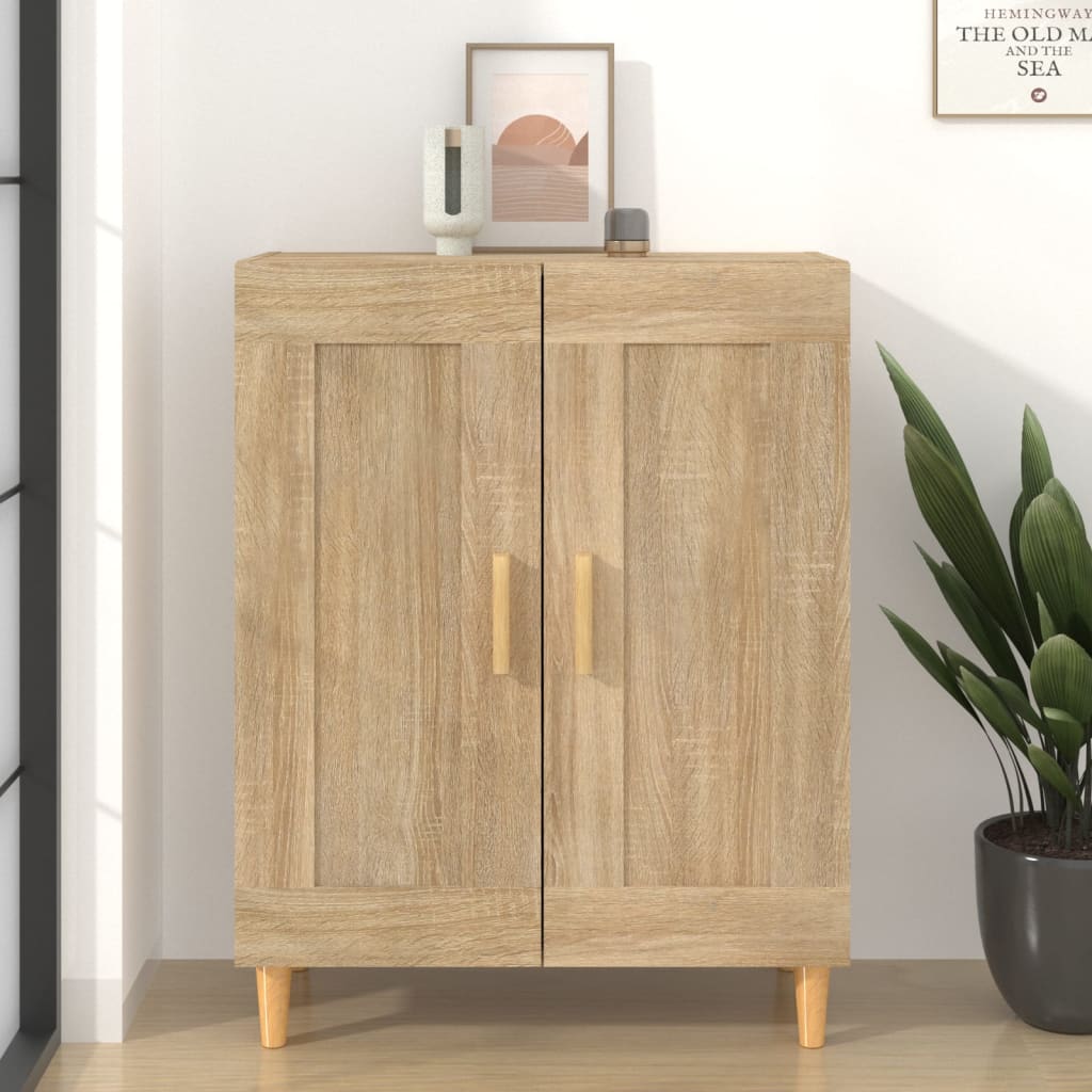 Credenza rovere Sonoma 69,5x34x90 cm MDF