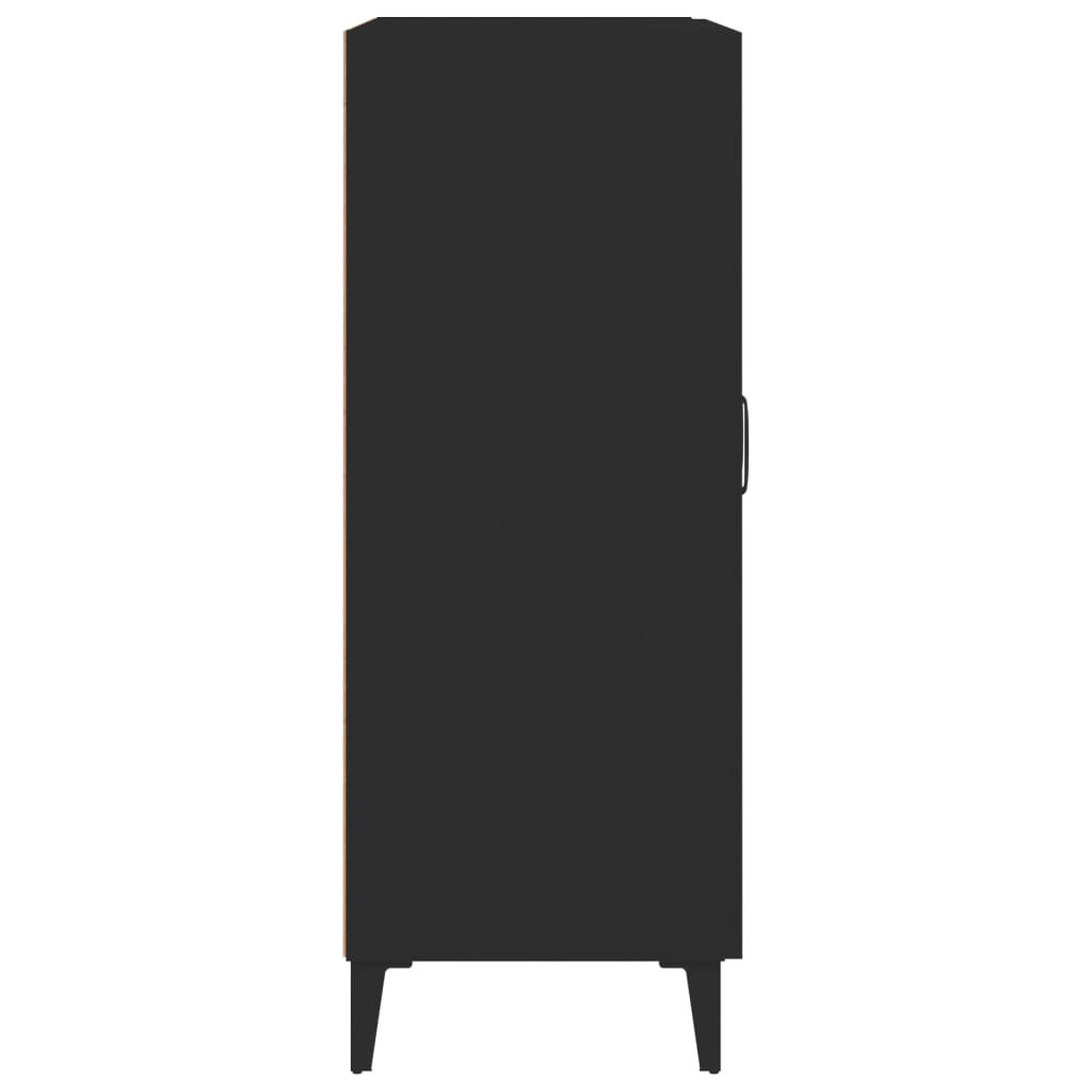 Credenza nera 69,5x34x90 cm MDF