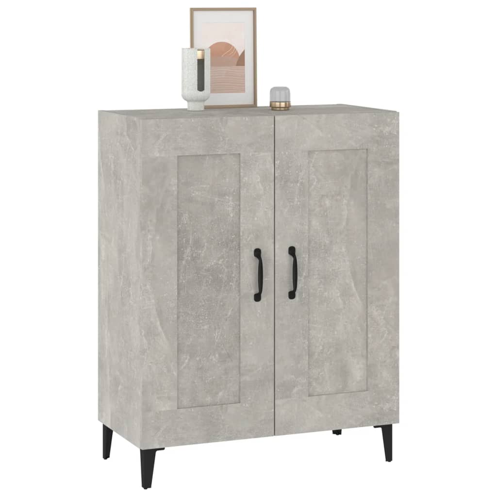 Concrete gray buffet 69.5x34x90 cm Engineering wood