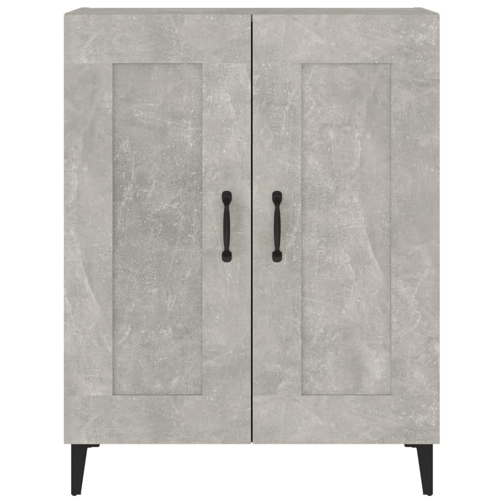 Buffet Gris béton 69,5x34x90 cm Bois d'ingénierie