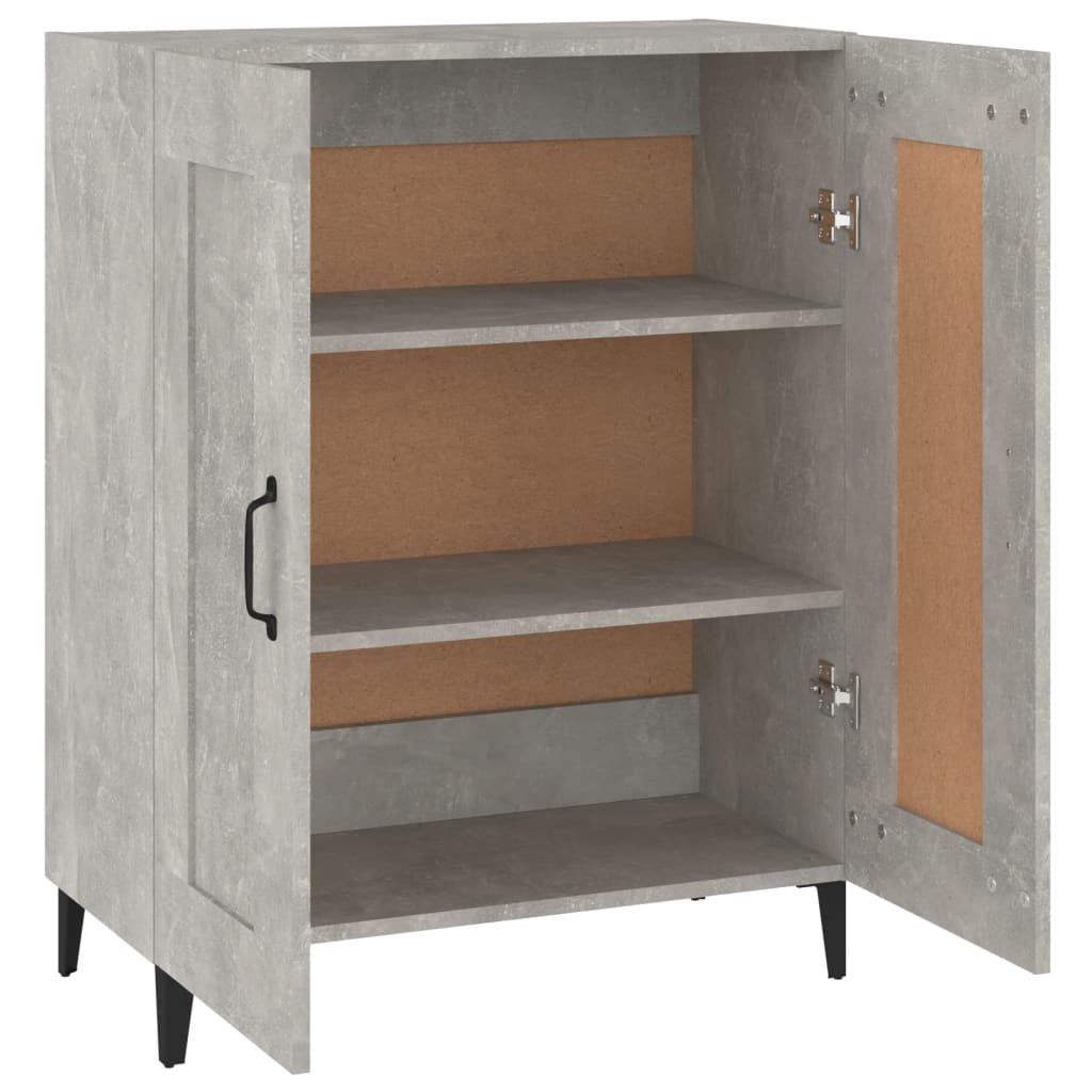 Concrete gray buffet 69.5x34x90 cm Engineering wood