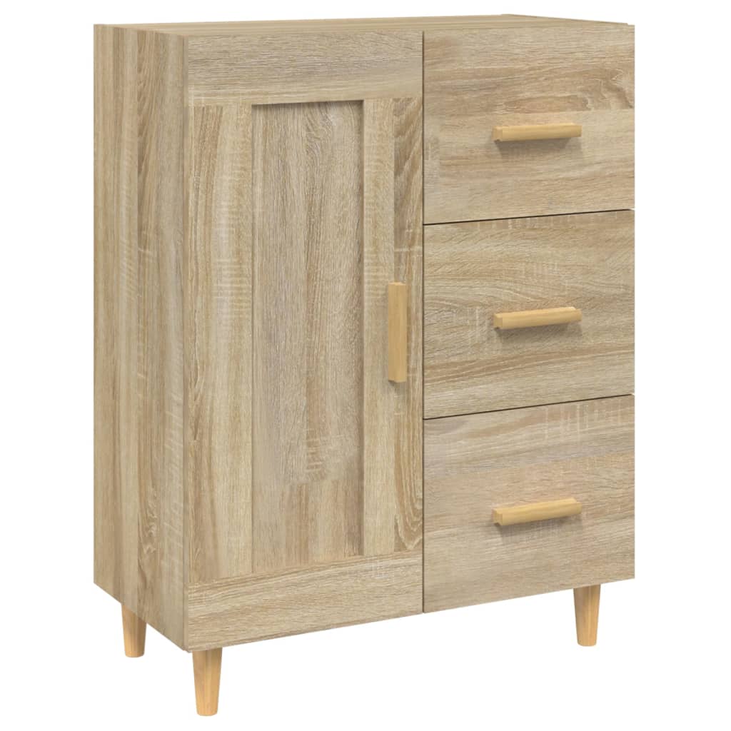 Credenza rovere Sonoma 69,5x34x90 cm MDF