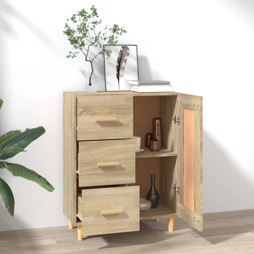 Buffet Chêne sonoma 69,5x34x90 cm Bois d'ingénierie