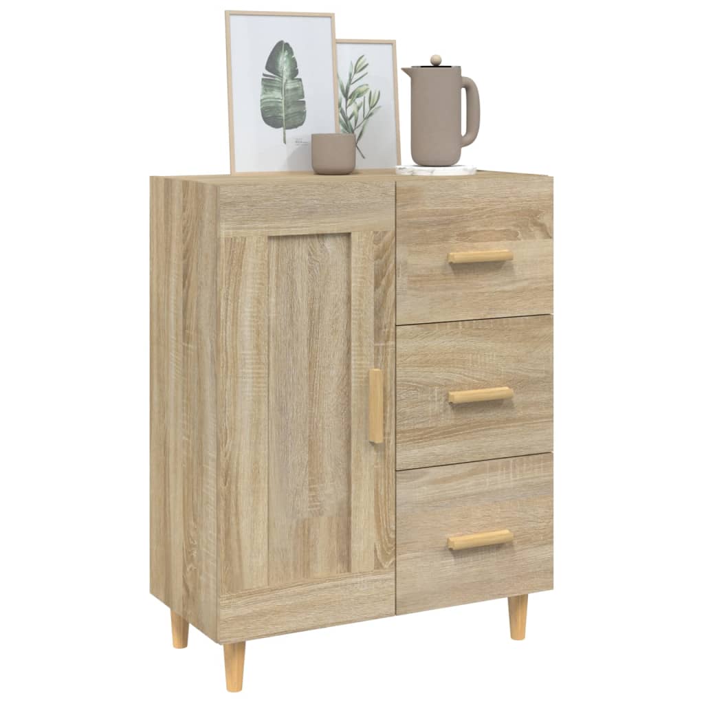 Credenza rovere Sonoma 69,5x34x90 cm MDF