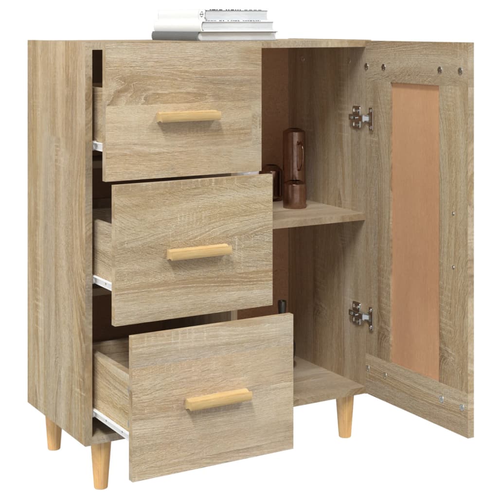 Buffet Chêne sonoma 69,5x34x90 cm Bois d'ingénierie