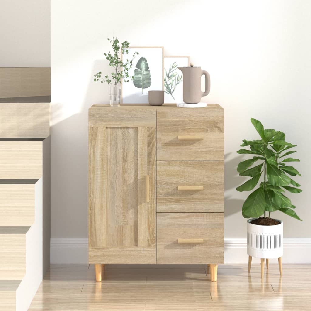 Credenza rovere Sonoma 69,5x34x90 cm MDF