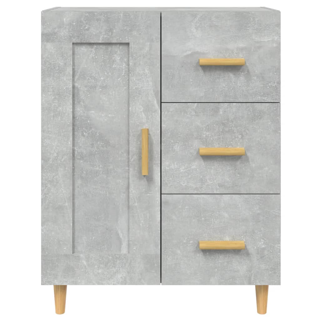 Buffet Gris béton 69,5x34x90 cm Bois d'ingénierie