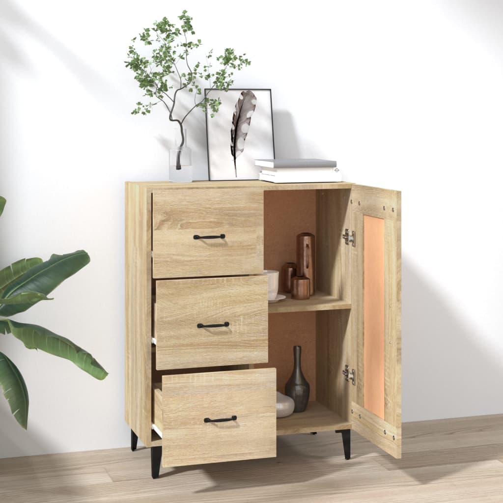 Sonoma Oak Buffet 69.5x34x90 cm Ingenieurholz Holz