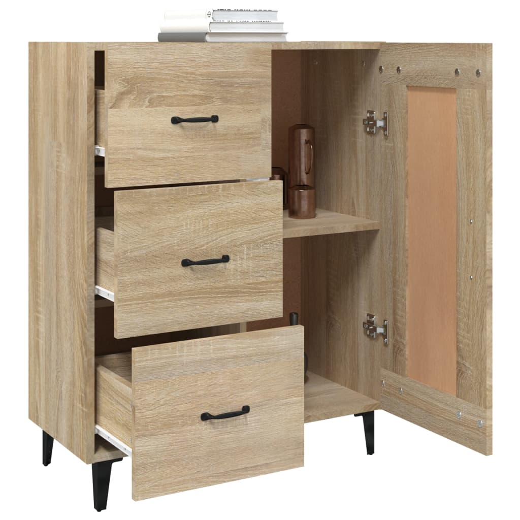 Sonoma oak buffet 69.5x34x90 cm engineering wood