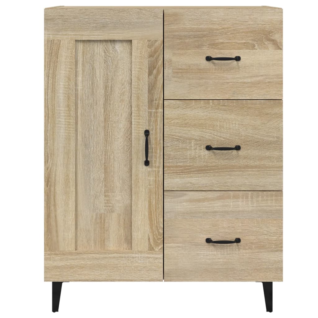 Credenza rovere Sonoma 69,5x34x90 cm MDF