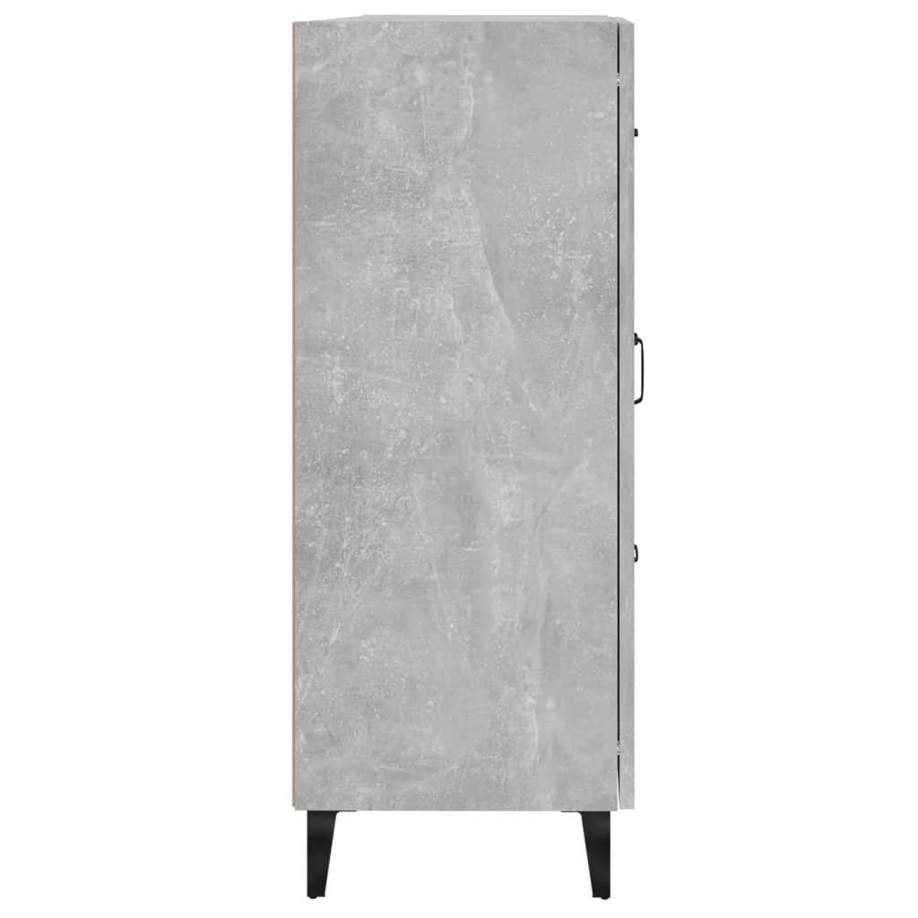 Credenza Grigio cemento 69,5x34x90 cm MDF