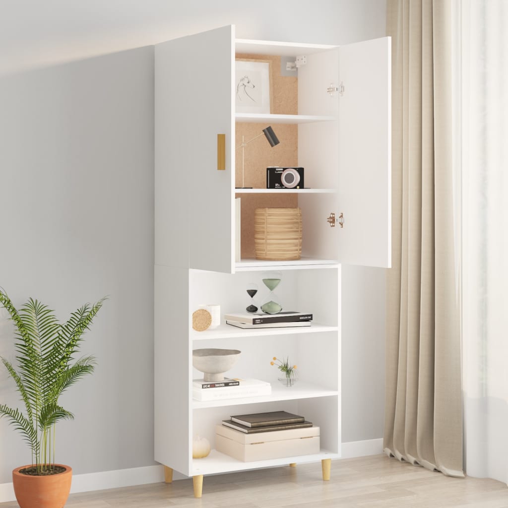 White hanging cabinet 69.5x34x90 cm