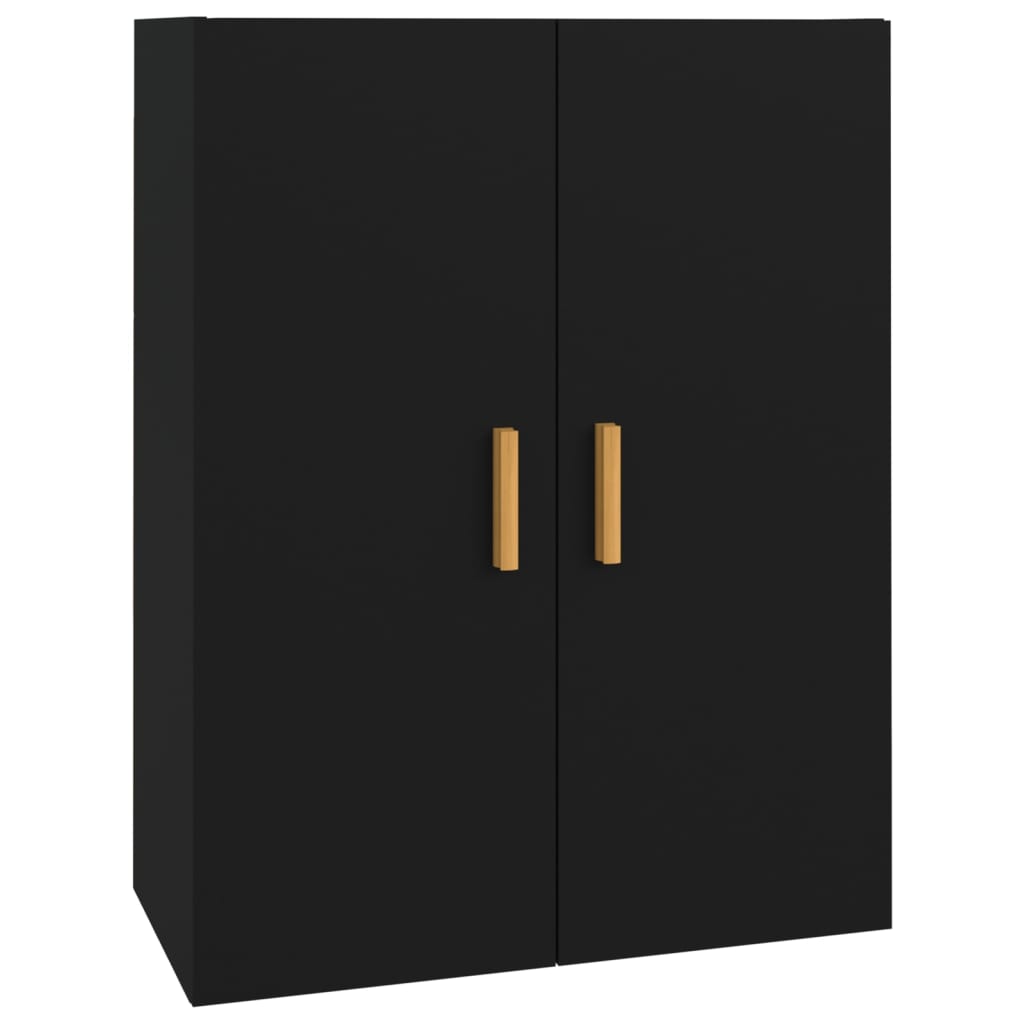 Black hanging wardrobe 69.5x34x90 cm