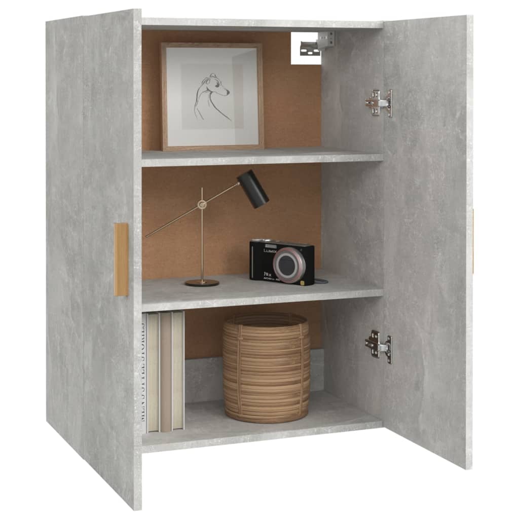 Graubetongrau Wandschrank 69,5 x 34 x 90 cm