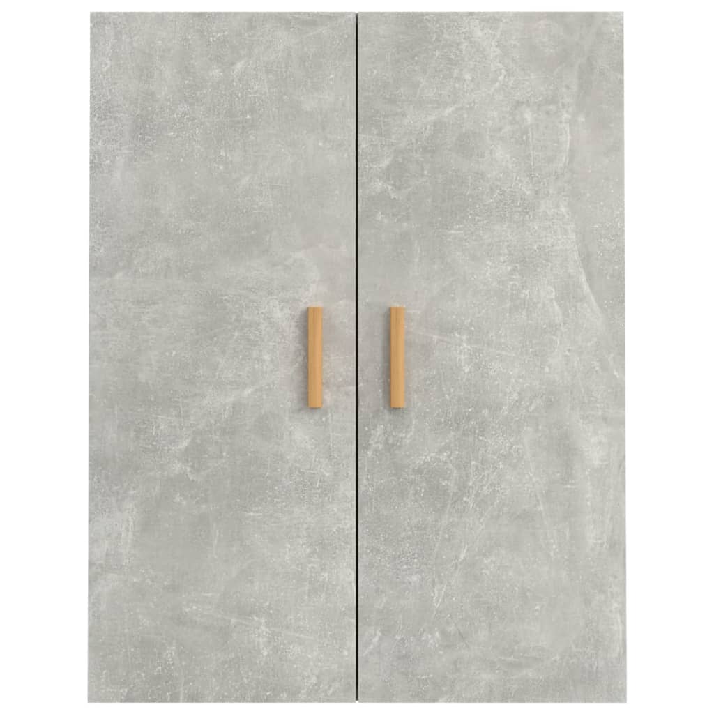 Armoire murale suspendue Gris béton 69,5x34x90 cm