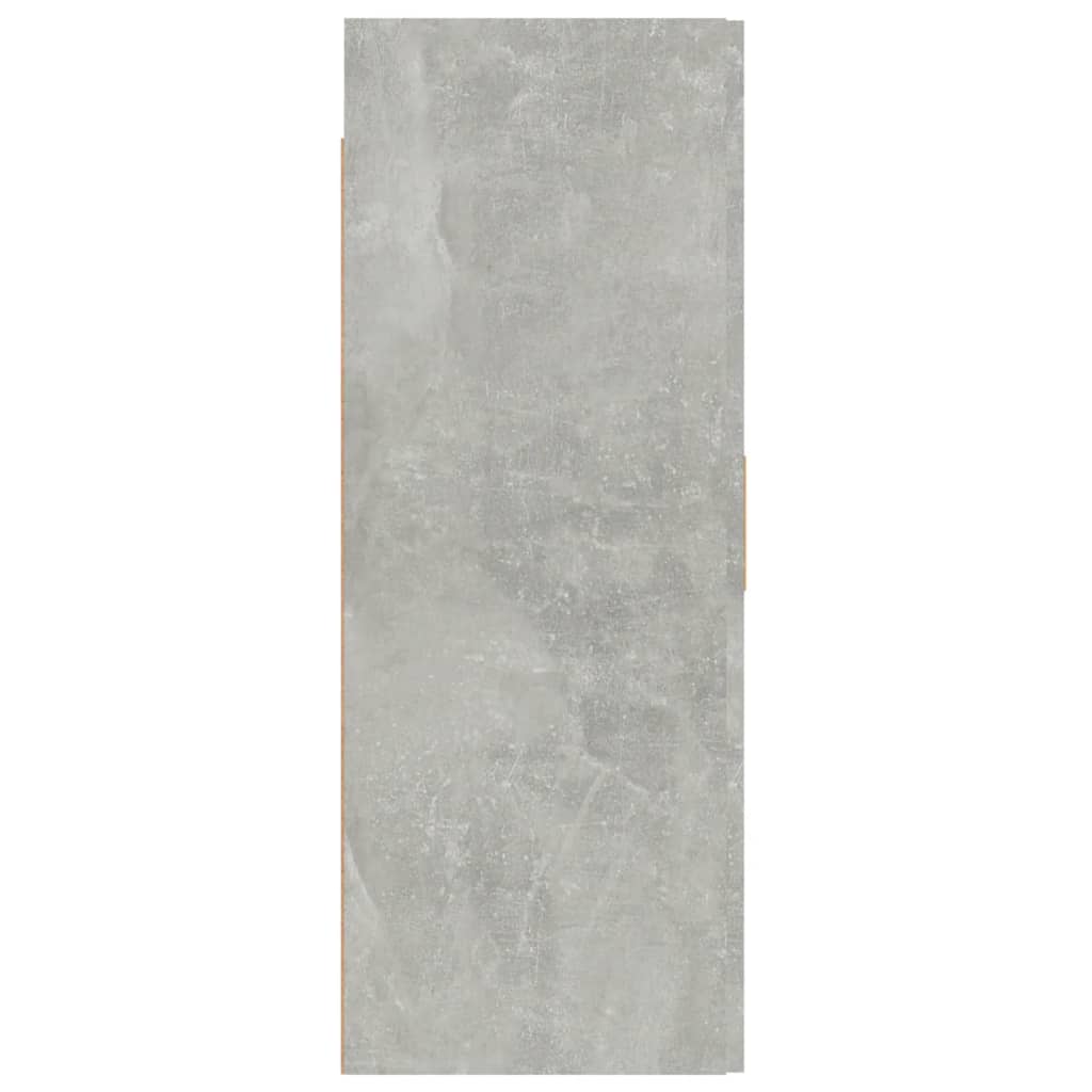 Gray concrete gray wall cabinet 69.5x34x90 cm