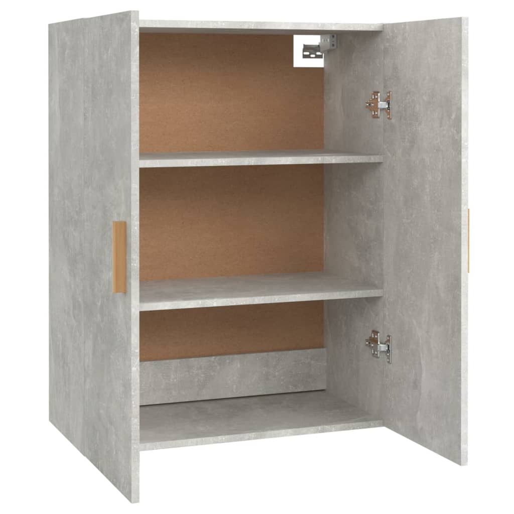 Graubetongrau Wandschrank 69,5 x 34 x 90 cm