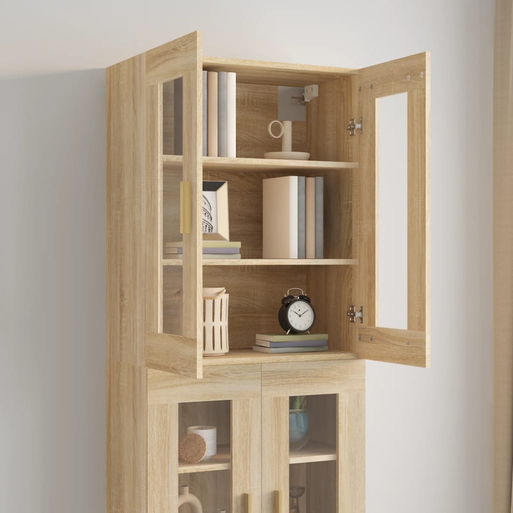 SUNOMA oak wall cabinet 69.5x34x90 cm