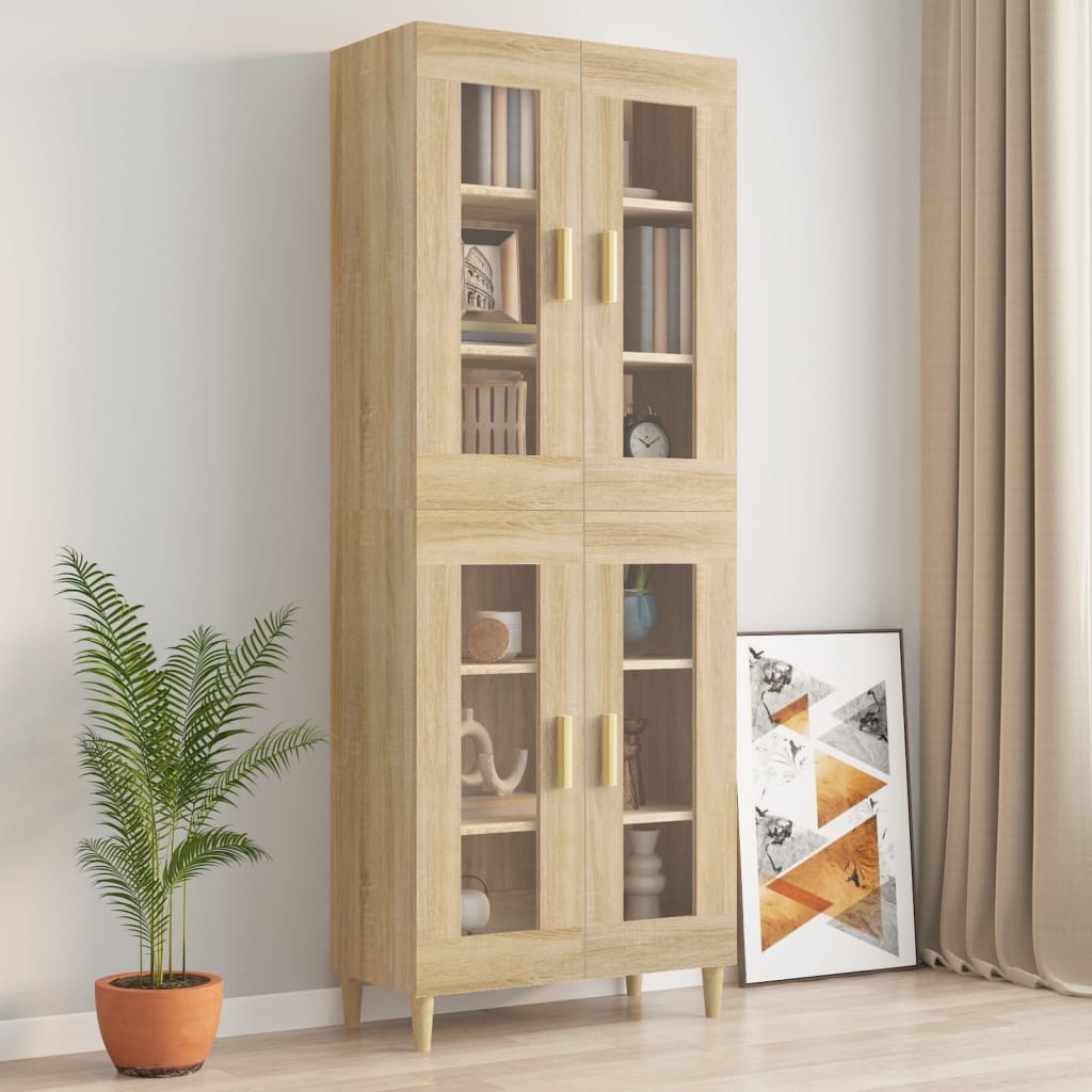 SUNOMA oak wall cabinet 69.5x34x90 cm