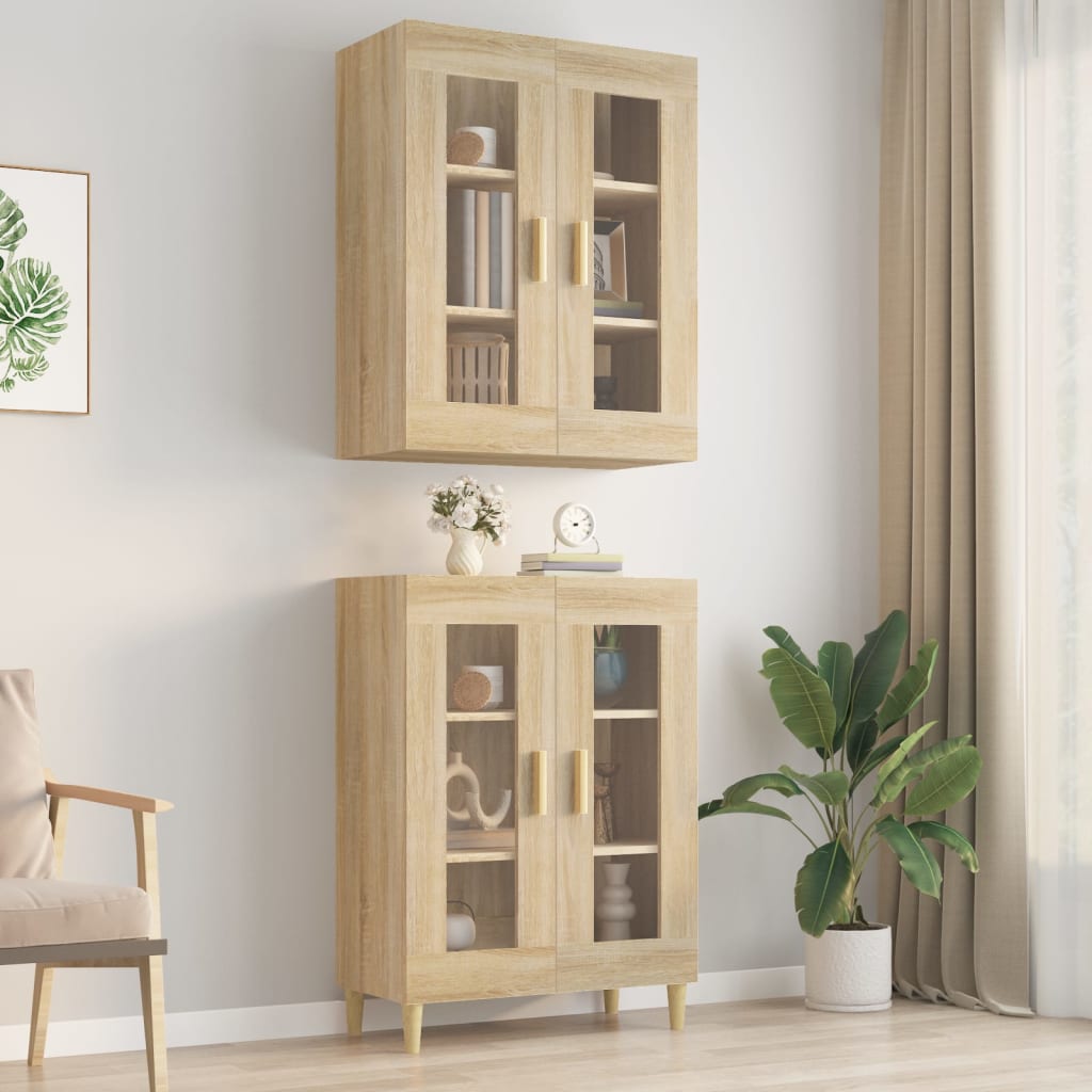 SUNOMA oak wall cabinet 69.5x34x90 cm