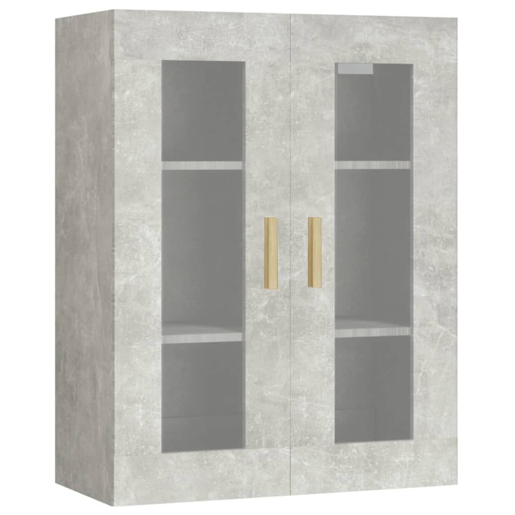 Graubetongrau Wandschrank 69,5 x 34 x 90 cm