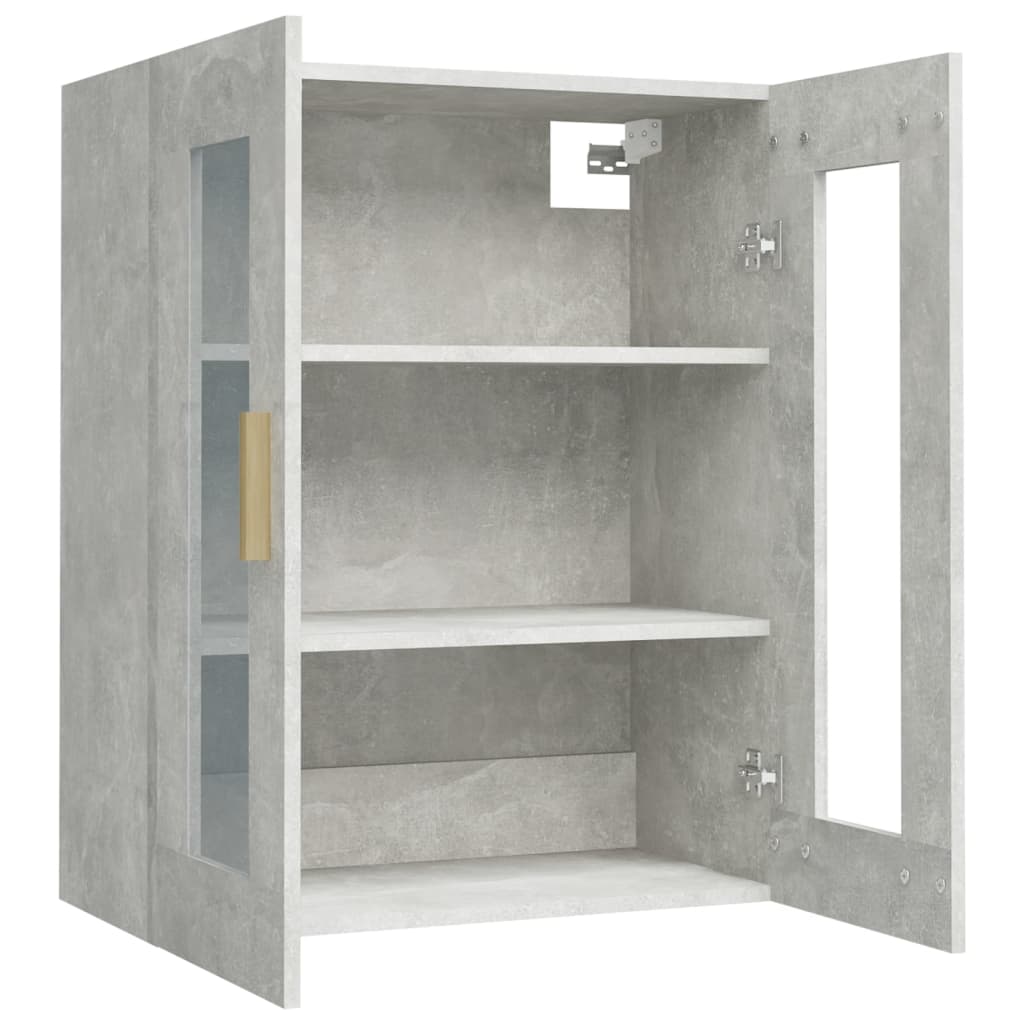 Graubetongrau Wandschrank 69,5 x 34 x 90 cm