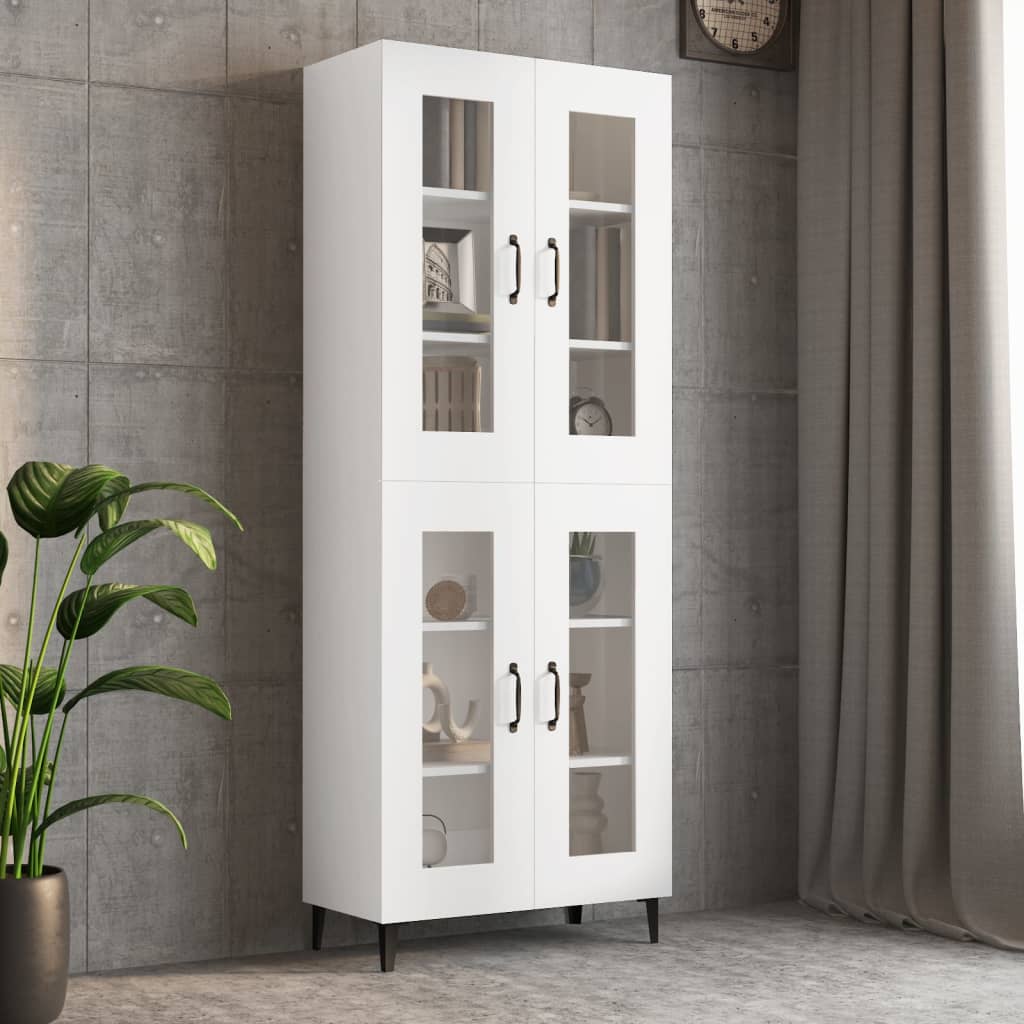 Armoire murale suspendue Blanc 69,5x34x90 cm