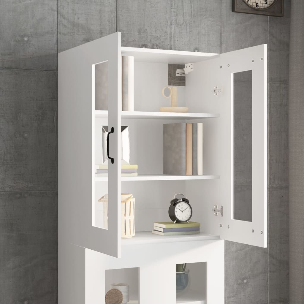 Armoire murale suspendue Blanc 69,5x34x90 cm