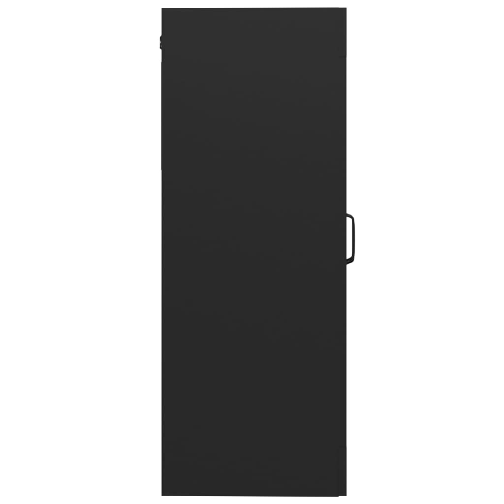 Black hanging wardrobe 69.5x34x90 cm