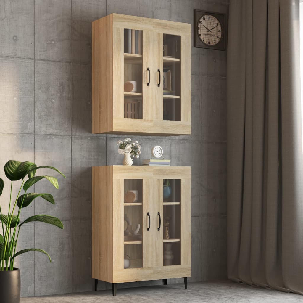 SUNOMA oak wall cabinet 69.5x34x90 cm