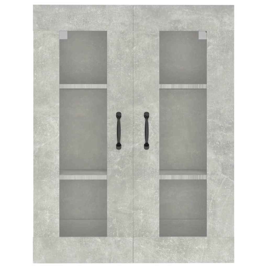 Armadietto a parete grigio in cemento grigio 69.5x34x90 cm