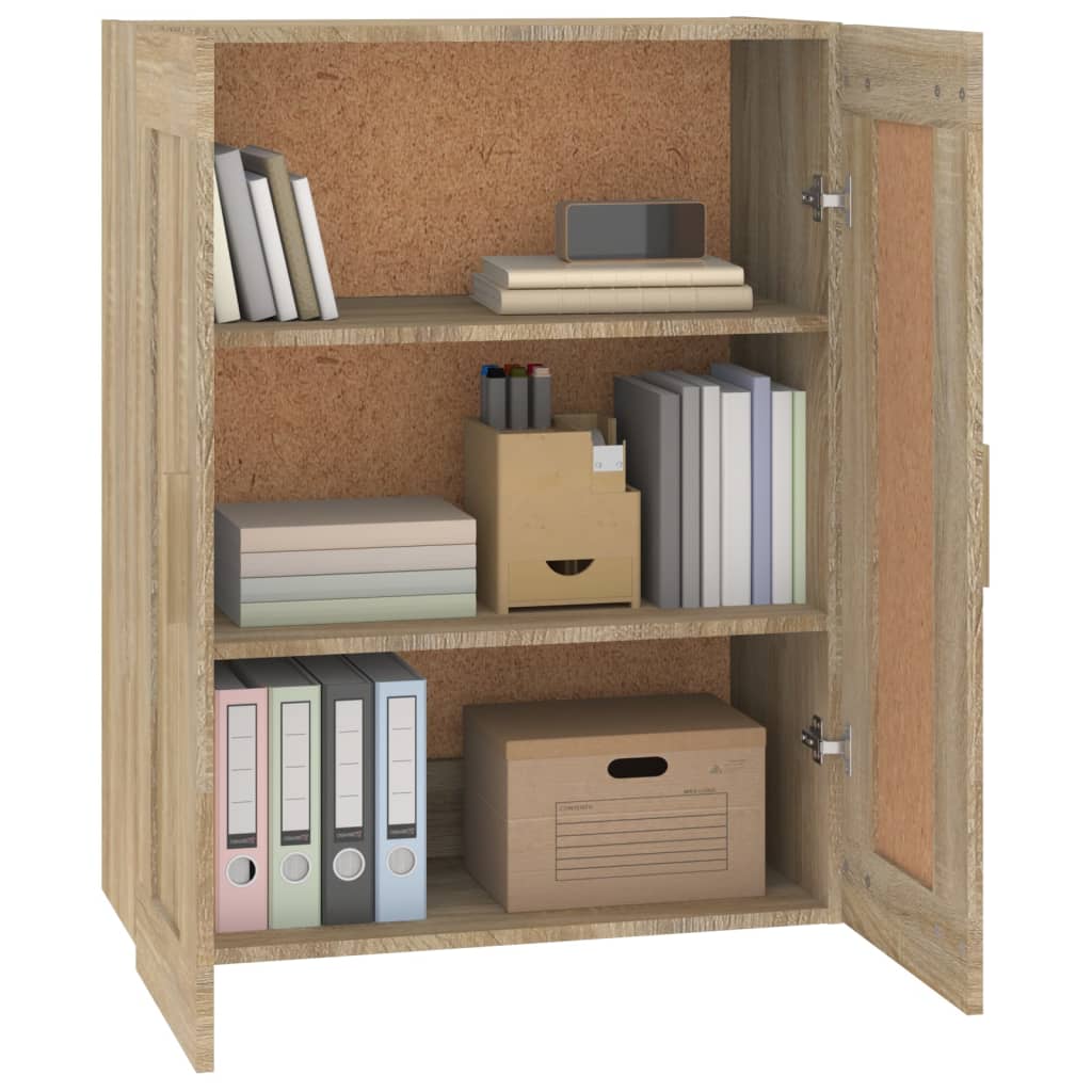 Sonoma oak wall cabinet 69.5x32.5x90 cm engineering wood