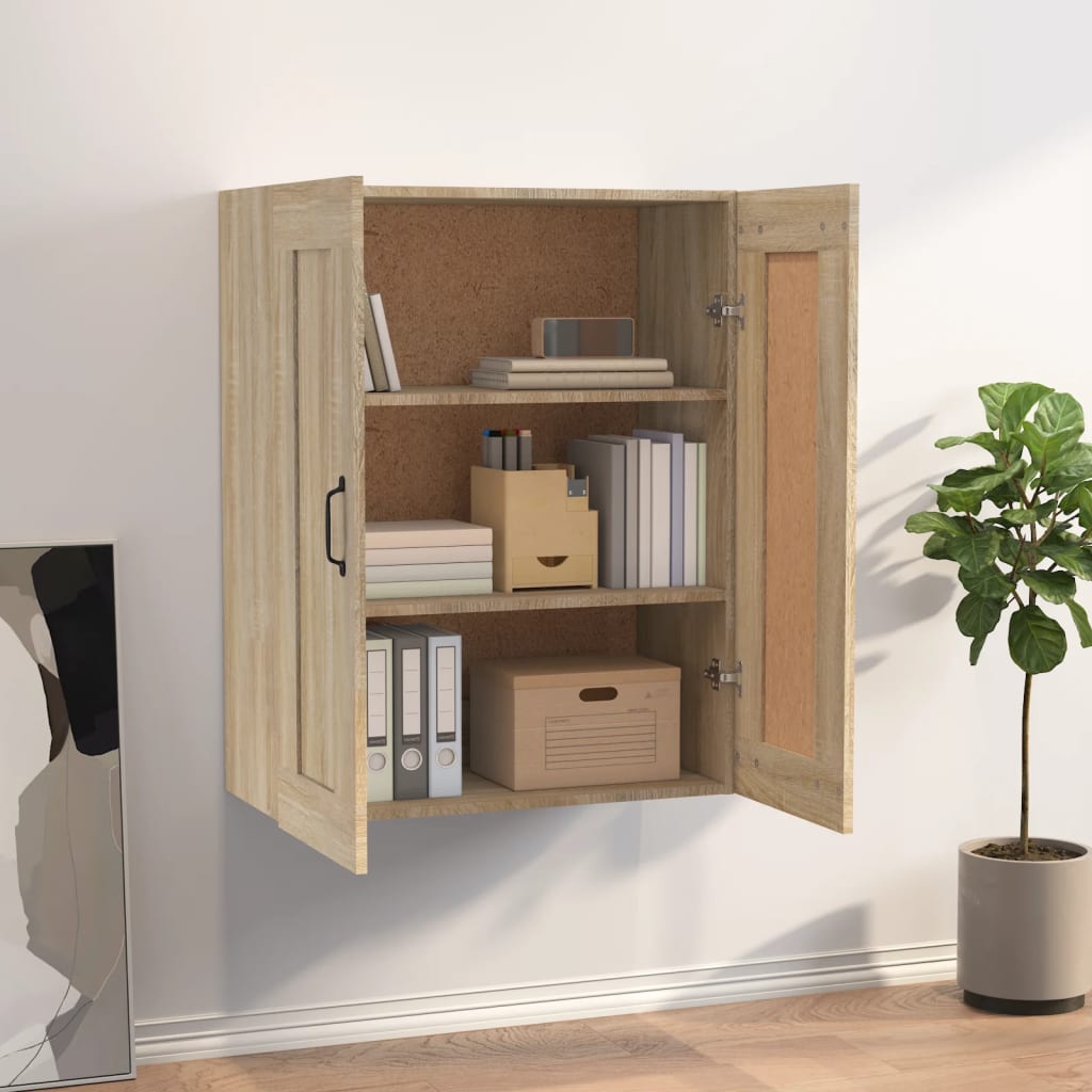 SUNOMA oak wall cabinet 69.5x32.5x90 cm