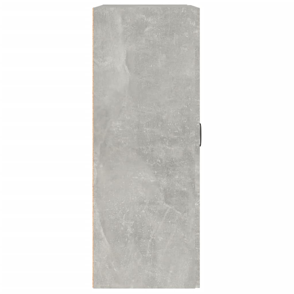Armadietto a parete grigio in cemento grigio 69.5x32.5x90 cm