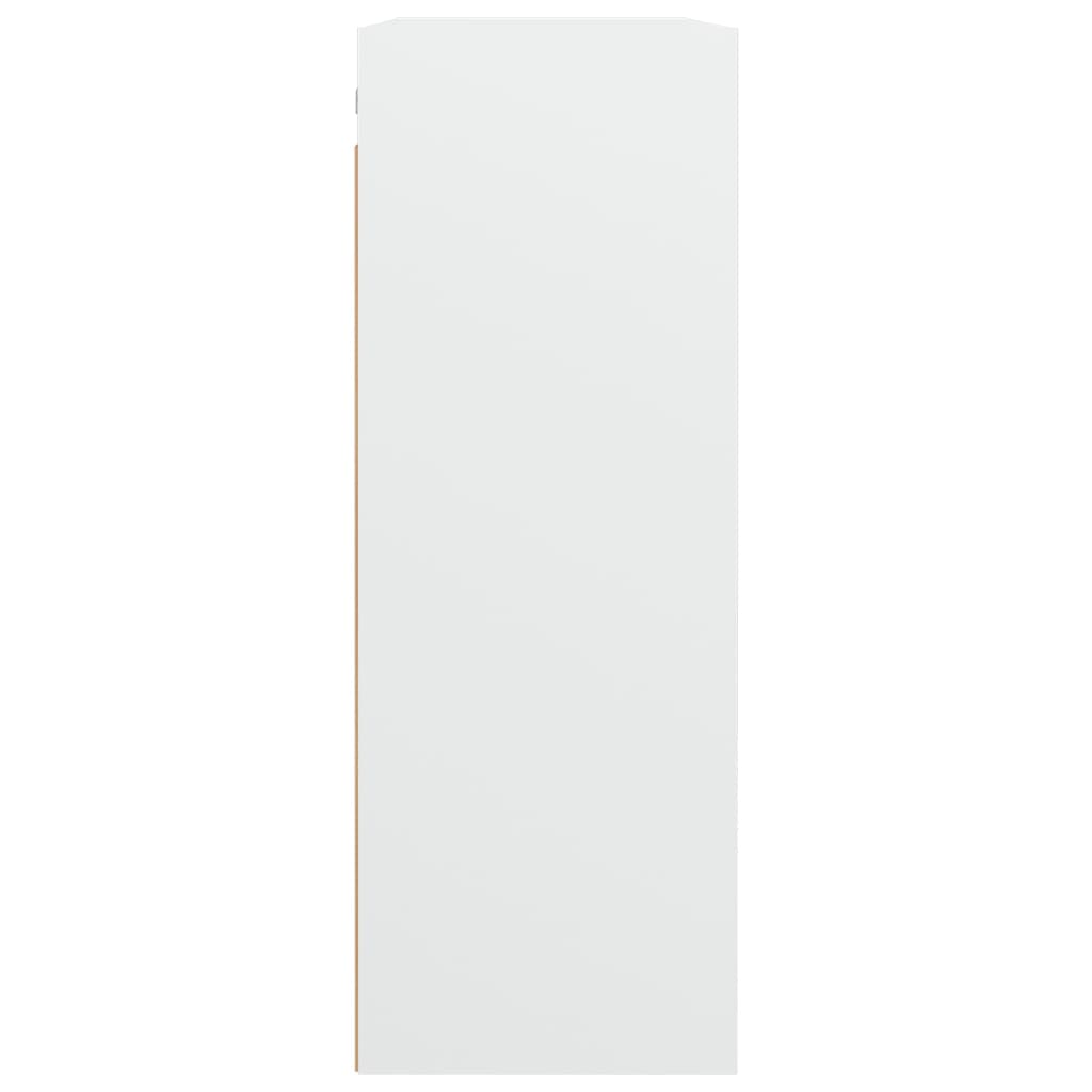 Armoire murale suspendue Blanc 69,5x32,5x90 cm