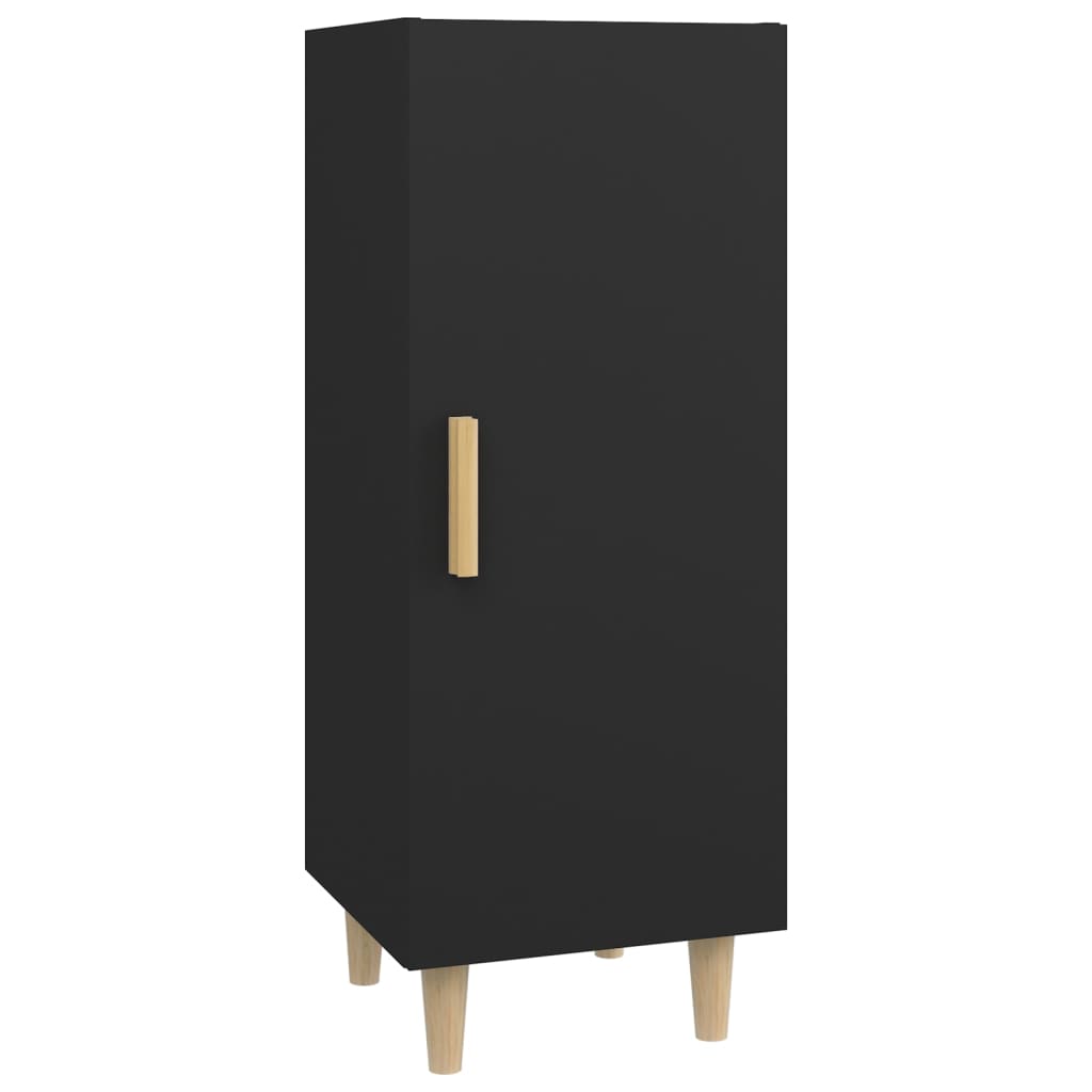 Credenza nera 34,5x34x90 cm MDF