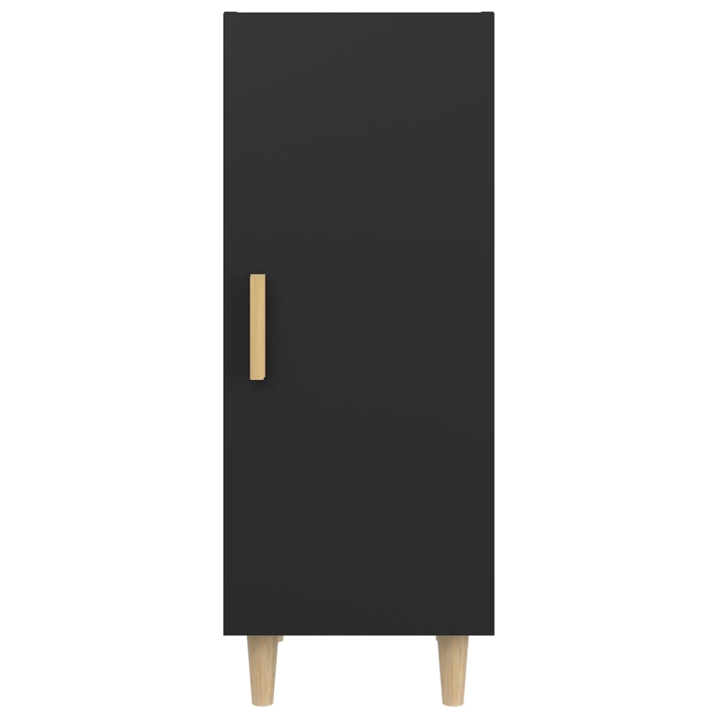 Black buffet 34.5x34x90 cm Engineering wood