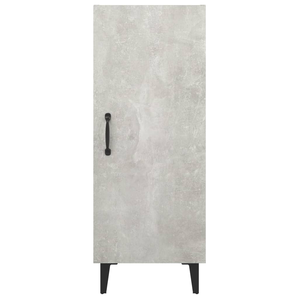 Credenza Grigio cemento 34,5x34x90 cm MDF