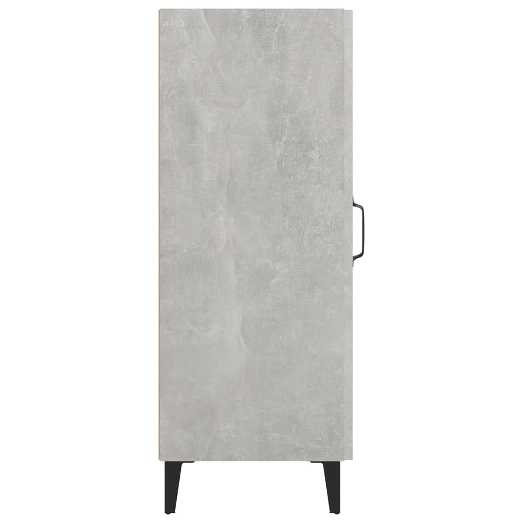 Credenza Grigio cemento 34,5x34x90 cm MDF